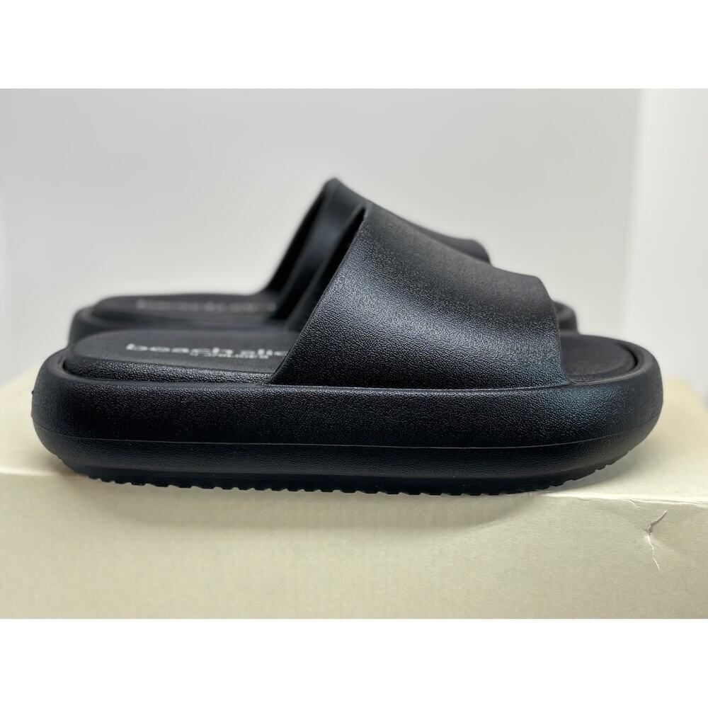 NWB J Slides Beach Slides Black Eva Squish Size US 6 M - Picture 3 of 9